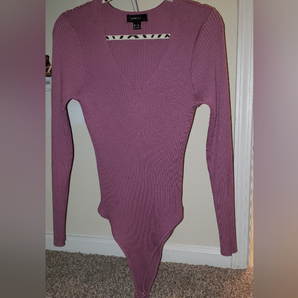 Forever21 Plus Size Ribbed Bodysuit